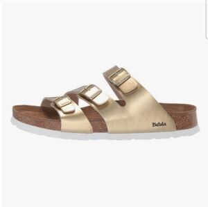 Betula Birkenstock Leo Soft Footbed Sandals Narrow Width Women’s 11 Men’s 9 .